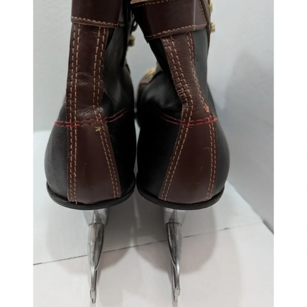 Vintage Johnsons Duro Hockey Ice Skates – Size 10 – Original‎ Box – 1953